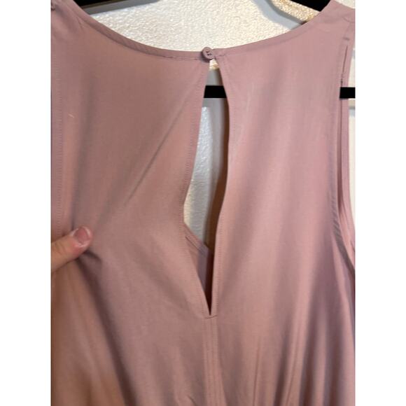 Old Navy StretchTech Jumpsuit pink large NWOT - Picture 7 of 8